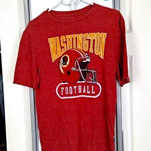 Majestic Washington Redskins Men's Tee Sm Red Washington Football Commanders NFL